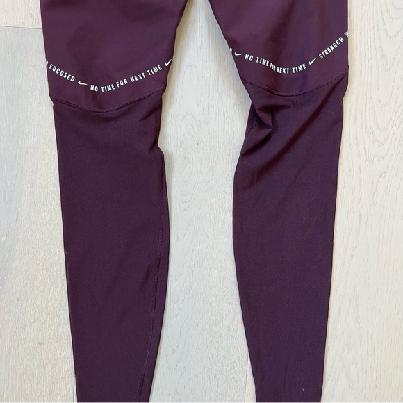 Nike Dri-Fit Just Do It Leggings w/ Mesh Leg - Picture 2 of 7